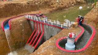 Build hydroelectricity on a small stream with a powerful unit [upl. by Eeral857]