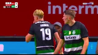 Morita amp Hjulmand Goal  SC Braga Vs Sporting CP 24 All Goals Results amp Extended Highlights [upl. by Attenyl859]