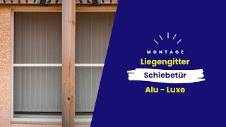 🇩🇪 Fliegengitter Schiebetür Alu  Luxe [upl. by Yrol]