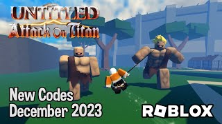 Roblox Untitled Attack On Titan New Codes December 2023 [upl. by Godwin622]