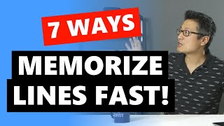 7 Easy Ways to Memorize Lines for Your Acting Audition  How to Read a Script and Memorize it FAST [upl. by Avis]