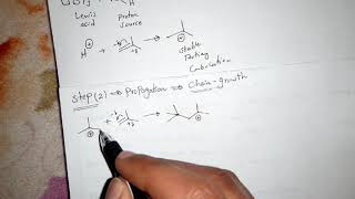 Cationic polymerization of isobutylene  part 2 [upl. by Morita915]