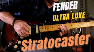 Fender American Ultra Luxe Stratocaster Demo [upl. by Drucy]