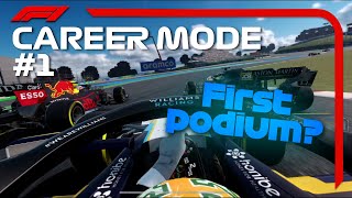 CAREER MODE 1 Can we get our first podium  F1 MOBILE RACING [upl. by Sidras]