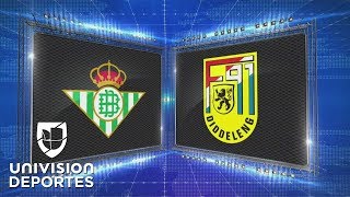 Betis 30 Dudelange  GOLES Y RESUMEN  Grupo F UEFA Europa League [upl. by Hurleigh]