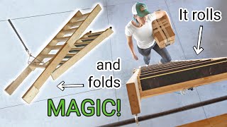 MAGIC Folding Rolling Staircase for Loft [upl. by Waters]