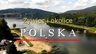 🇵🇱 Żywiec 2022 z lotu ptaka Polska z góry 4K [upl. by Sarad]