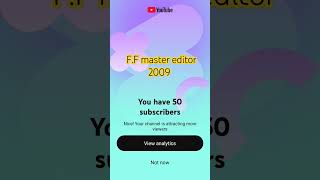 Ff master editor to 2009 channel monetization [upl. by Worthington305]