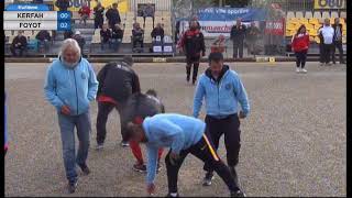 Champions de pétanque face à Champions du Jeu Provençal  Huitième FOYOT vs KERFAH  Nyons 2017 [upl. by Zoila]