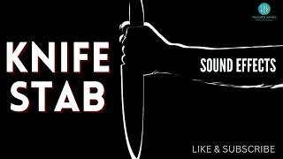 Knife Stab Sound Effects  Free Sound Effects [upl. by Fionna]