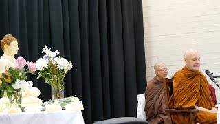 Ajahn Brahmali  Guided Meditation Intro to Right View Talk 18 Sydney Retreat December 2023 [upl. by Jarib]