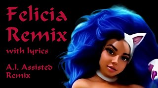 Artificial Game Bops Darkstalkers  Felicia Remix with lyrics [upl. by Joann]