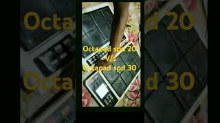 roland octapad spd 20pro maix vs roland octapad spd 30 disko page music aviral [upl. by Dnalyk891]