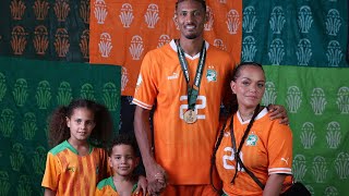 Côte d’Ivoire 🇨🇮  Après un mois d’absence Sébastien Haller retrouve sa famille [upl. by Gussi]