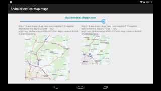 Example of using Here Map Tile REST API on Android [upl. by Rivi]