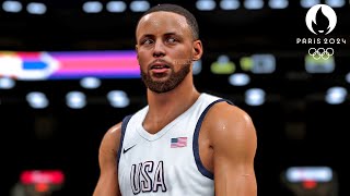 Steph Curry Saves America  NBA 2K25 Olympics Mode  USA vs Serbia  Ultra Realistic Gameplay [upl. by Eycats72]