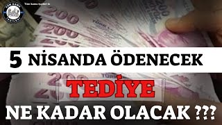 İŞÇİLER NE KADAR TEDİYE ALACAK Nisan ayının 5’i ödeme gerçekleşecektir 4d kamu işçileri son dakika [upl. by Zebada682]