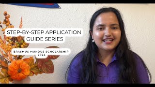 Erasmus Mundus Scholarship 20242025 StepByStep Tutorial Leave Application Stress Behind Part 1 [upl. by Bonine857]