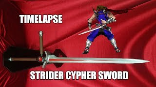 CAPCOM Strider Hiryus Cypher sword timelapse [upl. by Ayardna]