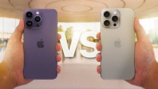 iPhone 15 Pro vs iPhone 14 Pro [upl. by Nnyrat]