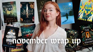 all the books i read and dnfed in november 🦋 booktok rant metal slinger blighted stars [upl. by How]