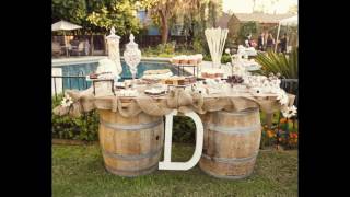 Decoraciones de boda rústicas [upl. by Ruford]