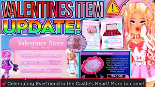 VALENTINES DAY UPDATE OUT NOW SETS  ACCESSORIES CAME BACK amp NEW FURNITURE ROBLOX Royale High [upl. by Trever]