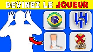 ️⚽Devinez le joueur par EMOJI et Tshirts et drapeaux des joueurs de football Ronaldo Messi Neymar [upl. by Ailime]