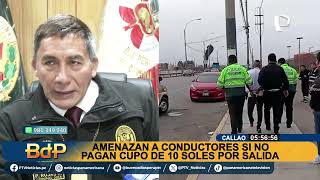 Callao dictan detención preliminar contra sujeto acusado de extorsionar a transportistas informales [upl. by Stacey]