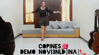 Copines  Line Dance SuyatiINA Improver [upl. by Nunciata615]