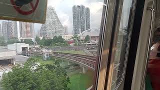 CCL Stock Bound Again SMRT Train NSL KSF C151B From Ang Mo Kio to Bishan Towards Marina South Pier [upl. by Mullins631]