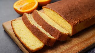 Orange Sponge Cake  Super Soft Orange Cake  Fluffy Orange Cake Recipe [upl. by Tad378]