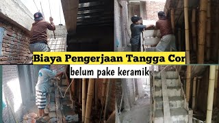 Biaya Pengerjaan Tangga Cor Beton [upl. by Ecinad514]