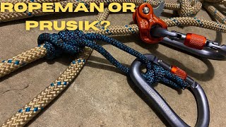 Prusik and Ropeman 1 Comparison [upl. by Ermeena]