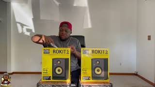 KRK Rokit 5 G4 Unboxing [upl. by Sherrill]