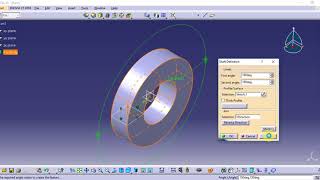 Catia Tutorial in Tamil 41  Shaft  Sketch Based Features  Part [upl. by Nahtanaoj]