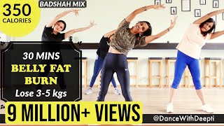 DWD82  30mins Daily BELLY FAT BURN Workout  Easy Exercise to Lose weight 35kgs dancewithdeepti [upl. by Notffilc]