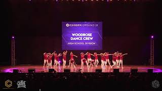 WIDE WOODROSE DANCE CREW  HIGH SCHOOL DIVISION  2ND RUNNER UP  CHOSEN GROUND 15 [upl. by Nnylram]