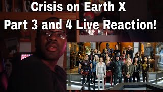 Crisis on Earth X Part 3 and 4 Live Reaction The Flash and Legends of Tomorrow [upl. by Dorsman]