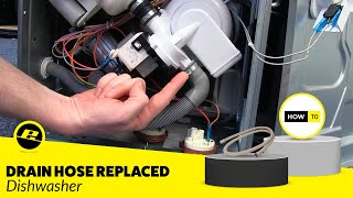 How to Replace the Drain Hose on a Dishwasher [upl. by Northrop960]