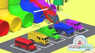 🔴CARROS e MOTOS com HOMEM ARANHA e SUPER HERÓIS Desafio de Super Carros e MOTOS na Rampa  blippi 2 [upl. by Toft]