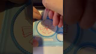 What does this pattern resemble Magic Ruler Small ruler big wisdom shorts Spirograph [upl. by Cristiona]