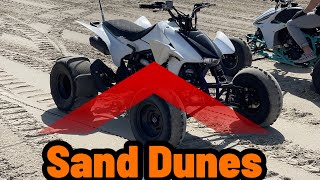 Quading at SAND LAKE Dunes Custom Built TRX45OER [upl. by Nahtad833]