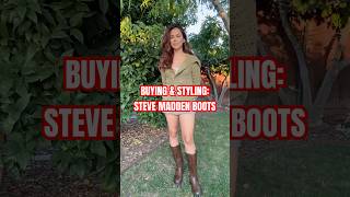 Buying amp Styling Steve Madden Boots [upl. by Loftis19]