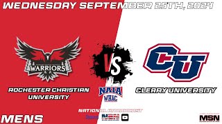 MSN presents ROCHESTER CHRISTIAN UNIVERSITY vs CLEARY UNIVERSITY  NAIA MENS SOCCER [upl. by Newcomer]