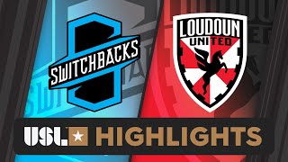 9282024  Colorado Springs Switchbacks FC vs Loudoun United FC  Game Highlights [upl. by Yraek]