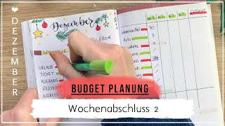 Wochenabschluss 2 ✨I Budgetieren Dezember 2023 I [upl. by Carlen539]