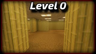 The Backrooms In Minecraft Level 0 “The Lobby” [upl. by Aldos]