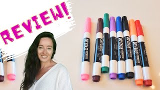 Low Odor Dry Erase Markers Unboxed amp Reviewed Fine Tip 8 Colors [upl. by Benedetta]