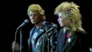 Johnny Hallyday et Kim Wilde  Teddy Bear [upl. by Marlie]